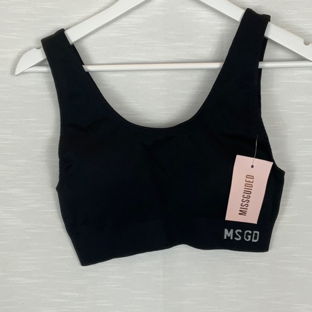 Misguided - Recycled Seamless Padded RcR sports Bra